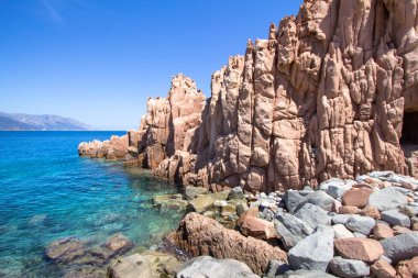 Rocca Rossa Sardunya Adası, Italia