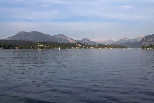 Lago de Lucerna, Suiza — Foto de Stock