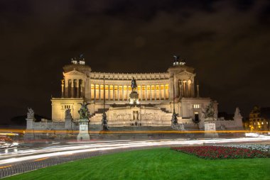 Roma, İtalya 'daki Piazza Venezia