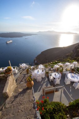 Santorini, Yunanistan Restaraunt