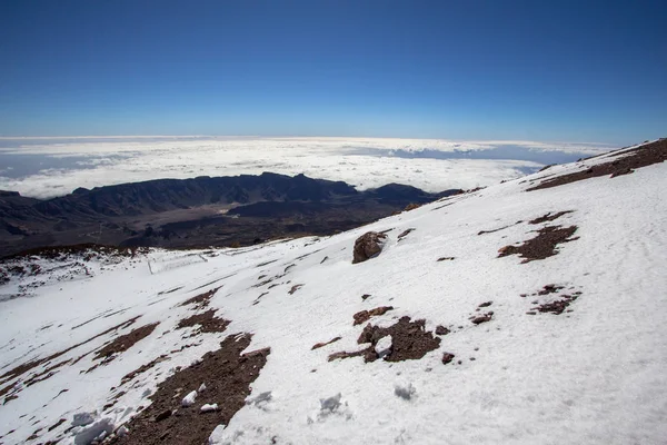 Panorama view from volcano Teide on Tenerife, Spain — Stock Photo, Image