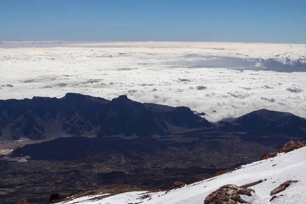 Volkan Teide Panorama görünümünden Tenerife, İspanya