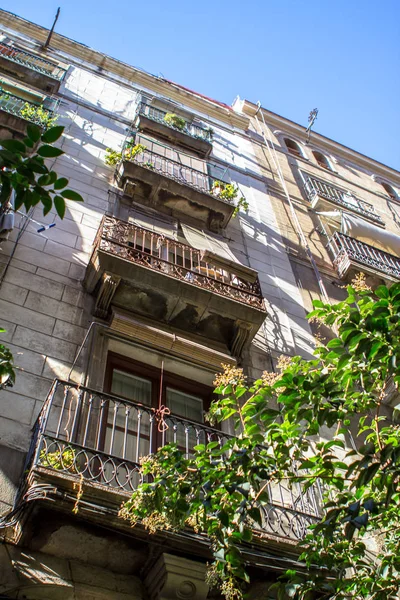 Історичних будівель в Барселоні — стокове фото