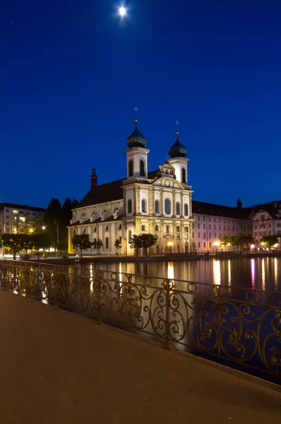 Jesuit Church, Luzern, Schweiz — Stockfoto