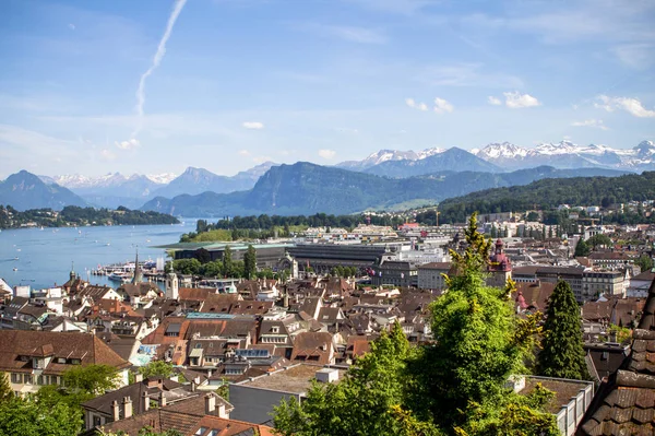 Lucernské jezero, Švýcarsko — Stock fotografie