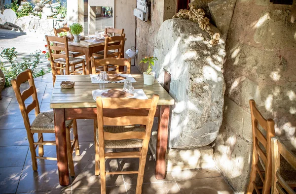 Una taberna griega — Foto de Stock