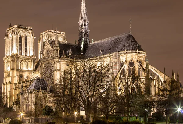 Notre Dame Cathedral, Παρίσι, Γαλλία — Φωτογραφία Αρχείου