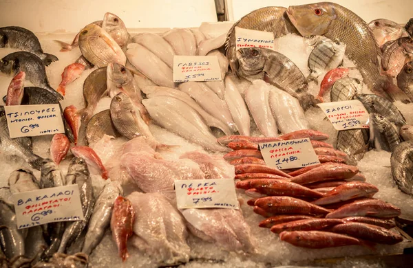 Peixe fresco no marke — Fotografia de Stock