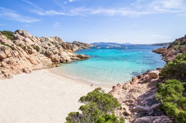 Cala Coticcio Beach, Sardunya, İtalya