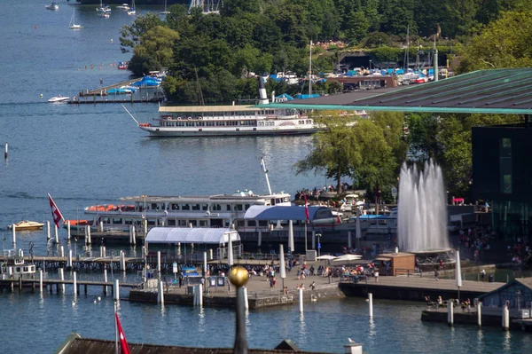 Lago de Lucerna, Suiza — Foto de Stock