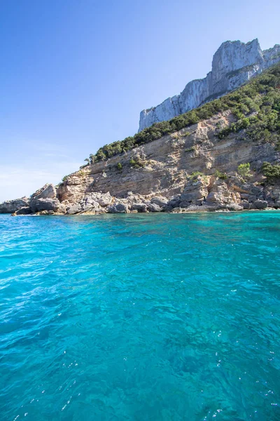 Cala Mariolu Pláž Golfo Orosei Sardinie Itálie — Stock fotografie