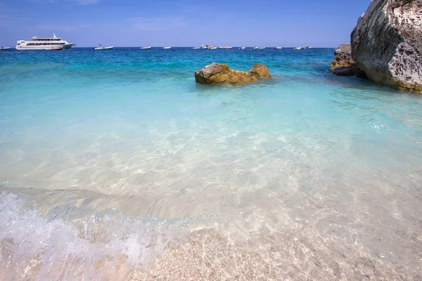 Cala Mariolu Una Playa Golfo Orosei Cerdeña Italia — Foto de Stock