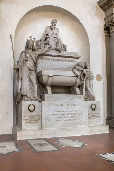 Tombe du grand poète italien Dante Alighieri — Photo