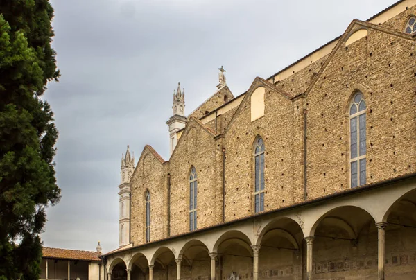 Basilica di santa croce we Florencji — Zdjęcie stockowe