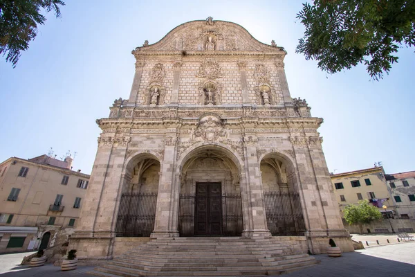 Собор Сан-Нікола, Сассарі (Італія) — стокове фото