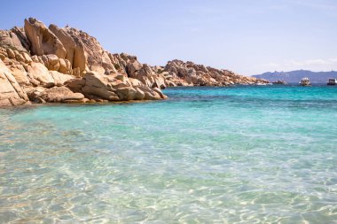 Cala Coticcio Beach, Sardunya, İtalya