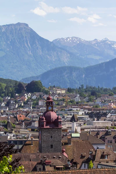 Město Lucern, Švýcarsko — Stock fotografie