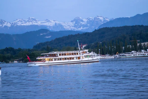 Jezero Lucerne, Švýcarsko — Stock fotografie