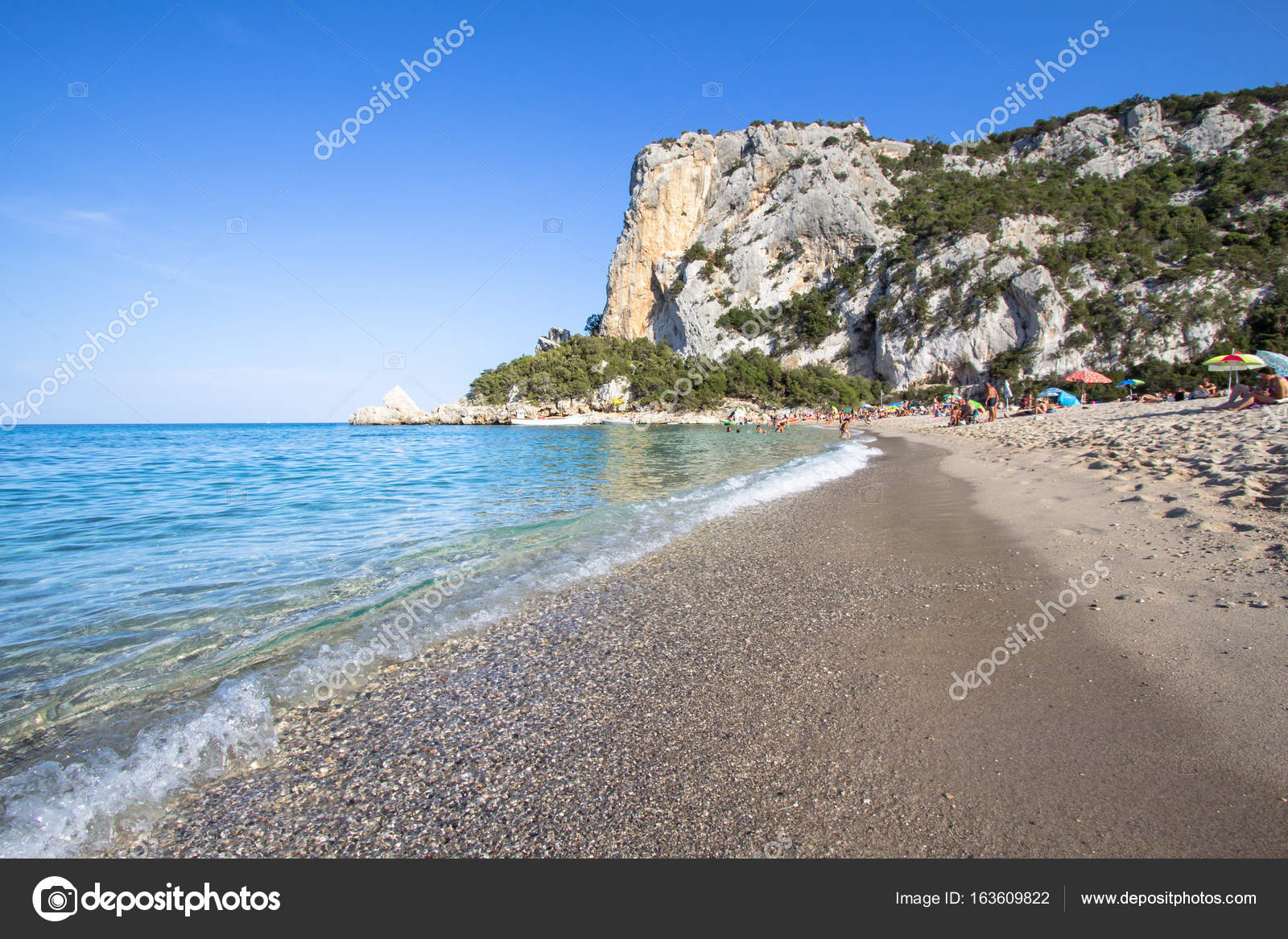 Spiaggia Di Cala Luna Sardinia Italy Stock Photo Cahkt