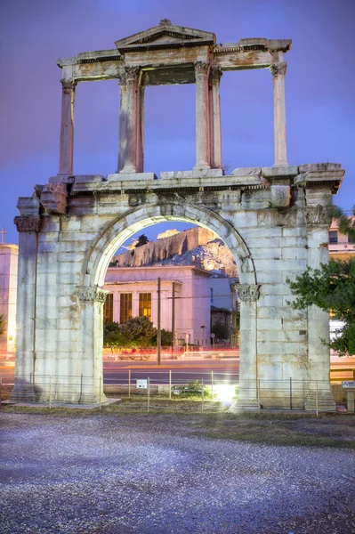 Ворота Адриана, Афины, Греция — стоковое фото