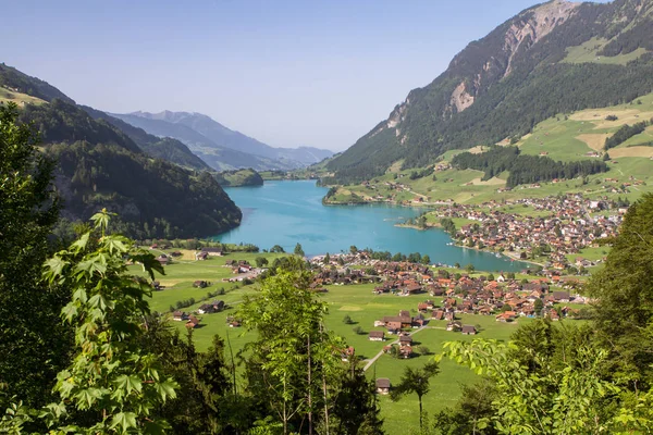 Lungern dorp, Zwitserland — Stockfoto