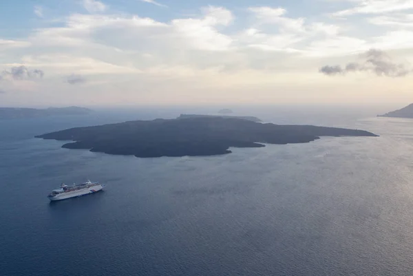 Bela vista mar, Santorini, Grécia — Fotografia de Stock