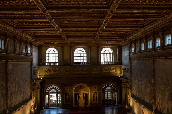 Εσωτερικών στο Palazzo Vecchio (παλιό παλάτι): Φλωρεντία, Τοσκάνη, Ιταλία — Φωτογραφία Αρχείου