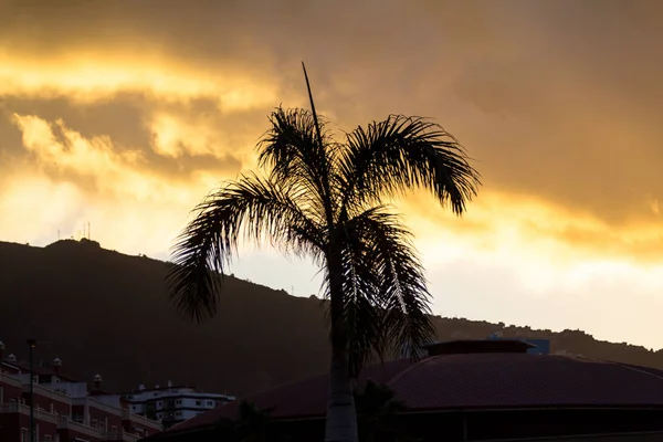 O grande pôr do sol — Fotografia de Stock