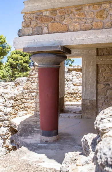 Palacio Knossos, Creta, Grecia — Foto de Stock