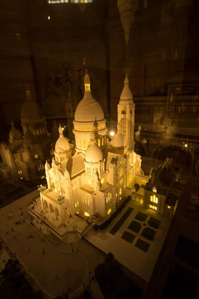 Maquette van basiliek Sacre Coeur, Paris, Frankrijk — Stockfoto