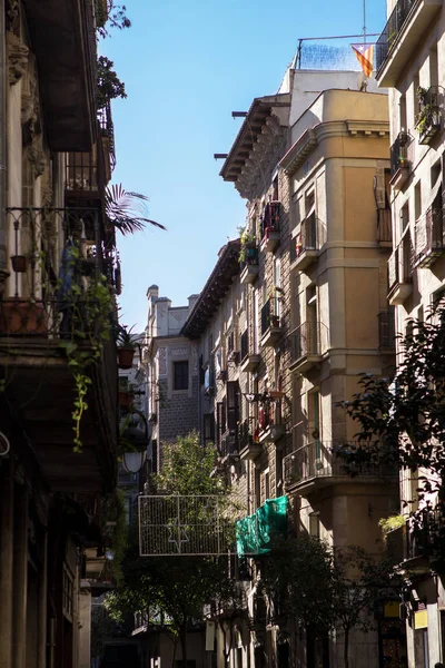 Edificios históricos en Barcelona — Foto de Stock