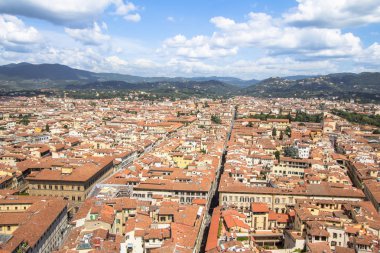 Floransa, İtalya üzerinden güzel panorama görünüm