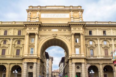 Piazza della repubblica, Floransa, İtalya 