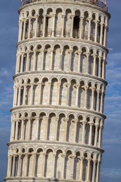 Eğik Pisa Kulesi, İtalya — Stok fotoğraf