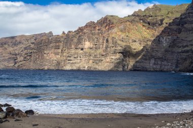 Los Gigantes Uçurumu, Tenerife, İspanya 