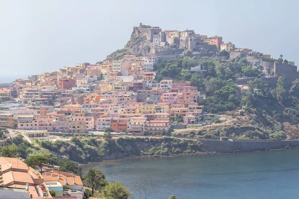 Mittelalterliche stadt castelsardo, sardinien, italien — Stockfoto