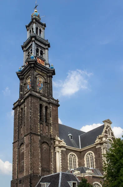 Tour de Westerkerk à Amsterdam — Photo