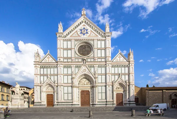 Basilica di Santa Croce, Florencja, Włochy — Zdjęcie stockowe