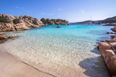 Cala Coticcio Beach, Sardunya, İtalya
