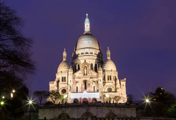Basilica Sacre Coeur in Montmartre in Paris — Stock Photo, Image