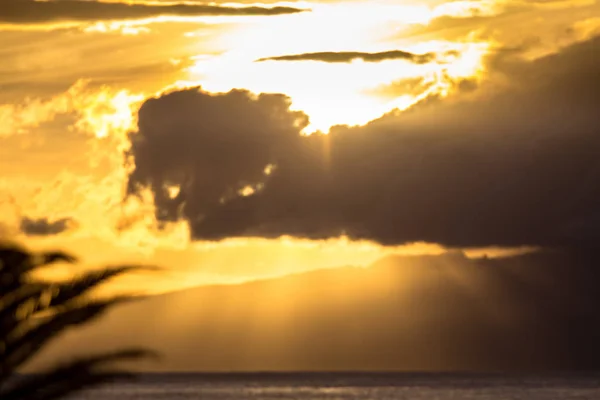 Sunset over the sea — Stock Photo, Image