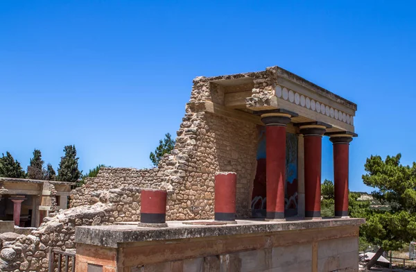 Knossos pałacu, crete, Grecja — Zdjęcie stockowe