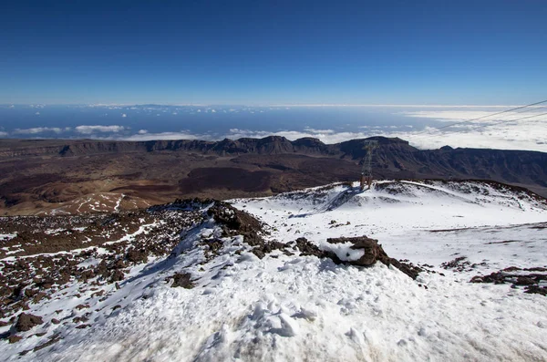 Volkan Teide Panorama görünümünden Tenerife, İspanya