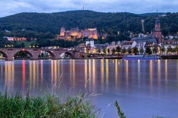 Widok na zamek, Heidelberg, Niemcy — Zdjęcie stockowe