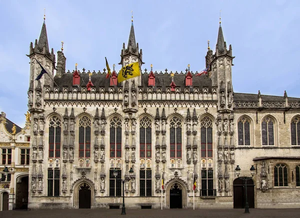 Brujas, Bélgica. Provincial Hof. — Foto de Stock