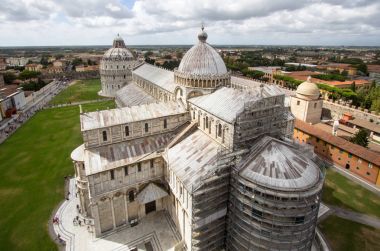 Pisa Katedrali. Piazza dei Miracoli (Piazza del Duomo). İtalya