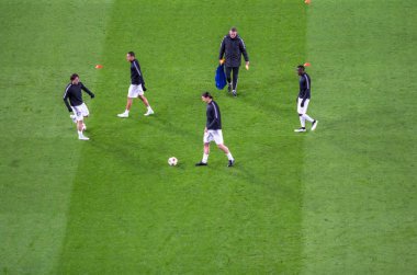 PSG Uefa Şampiyonlar Ligi maç önce Barcelona ile Psg arasında eylem