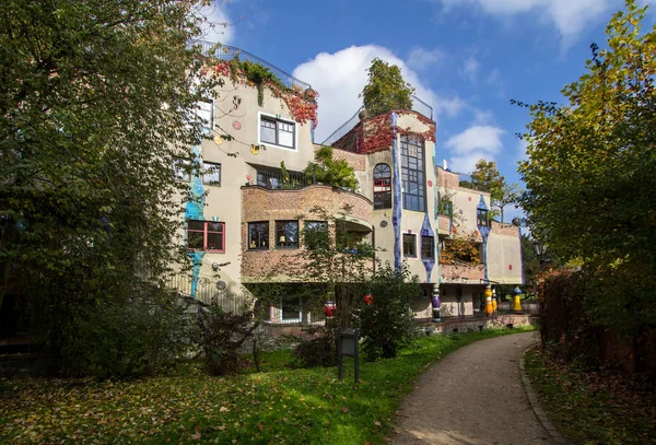 Hundertwasser house, Bad Soden, Germany — Stock Photo, Image