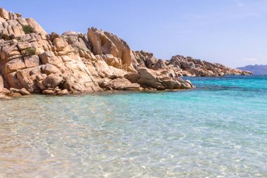 Cala Coticcio Beach, Sardunya, İtalya