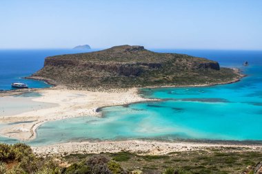 Balos plaj; Crete, Yunanistan